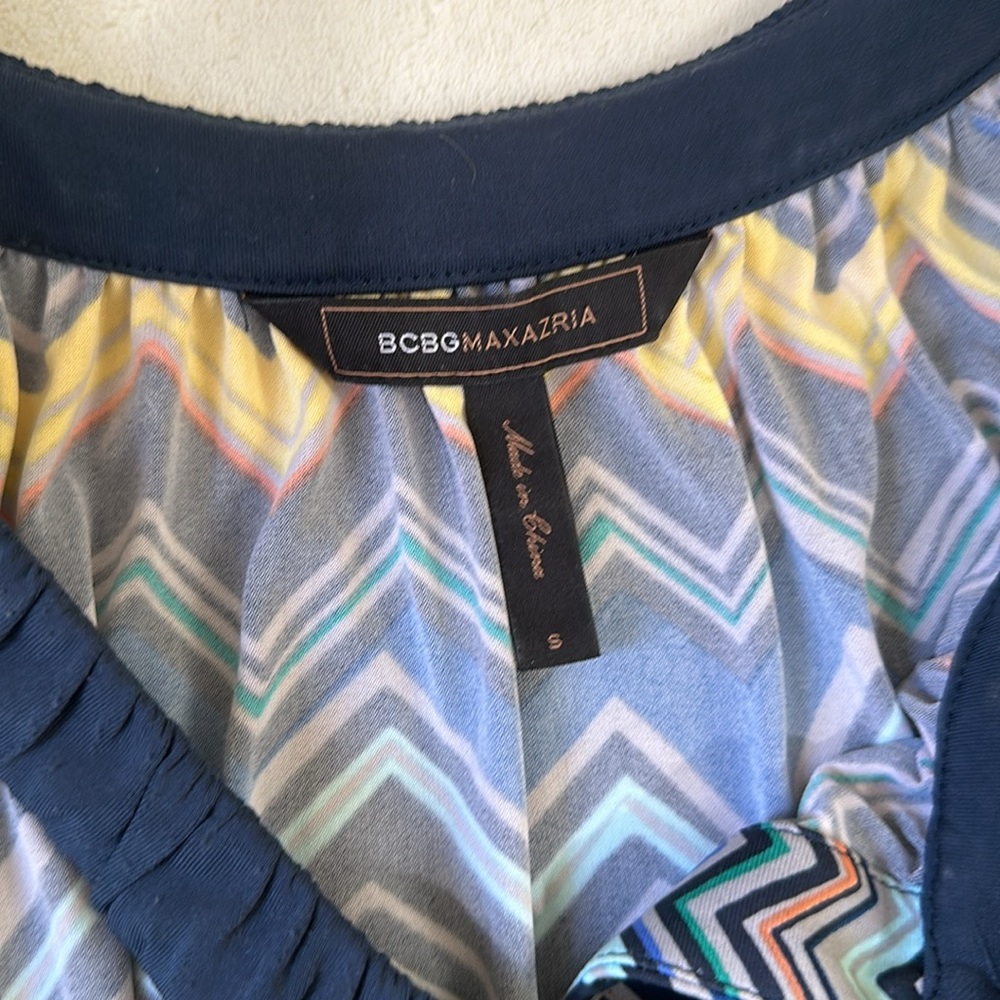 BCBGMAXAZRIA Womens Printed Jersey Dress Size Small - Picture 11 of 12